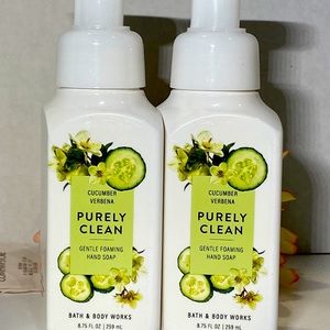 Bath Body Purely Clean Cucumber Verbena Hand Soaps